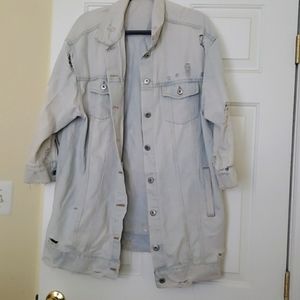 Faded distressed Highway Jean Jacket